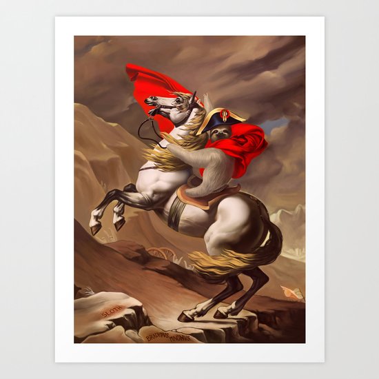 Bradypus Magnus Art Print