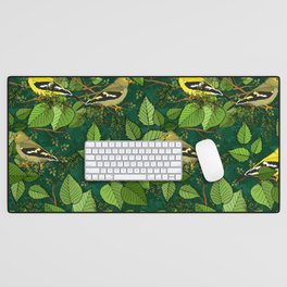Goldfinch Forest Desk Mat