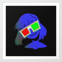 RGB 3D Vision Art Print