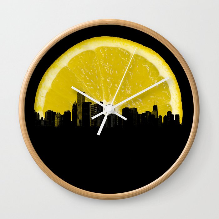 super lemon Wall Clock