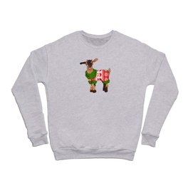 Toasted S'more Christmas Sweater Goat Crewneck Sweatshirt