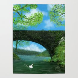Springtime by the River Poster