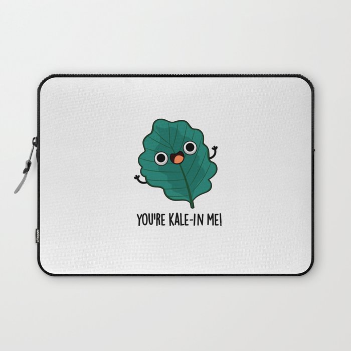 You're Kale-in Me Cute Veggie Kale Pun Laptop Sleeve