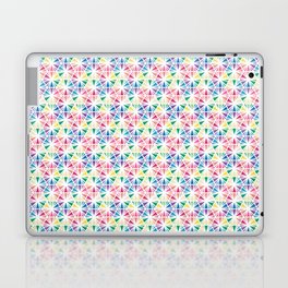 Geometric Honeycomb Bright Rainbow Pattern Laptop & iPad Skin