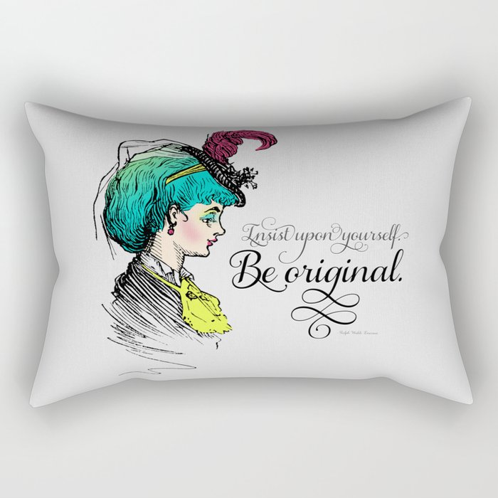 Be original. Rectangular Pillow