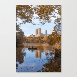 Central Park Reflection Canvas Print