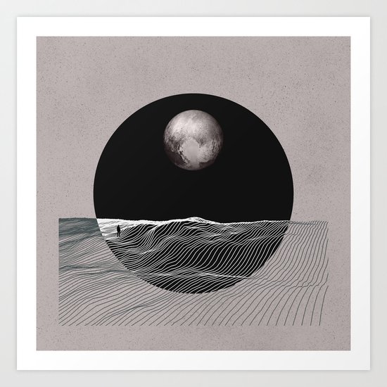 Outside the square Art Print