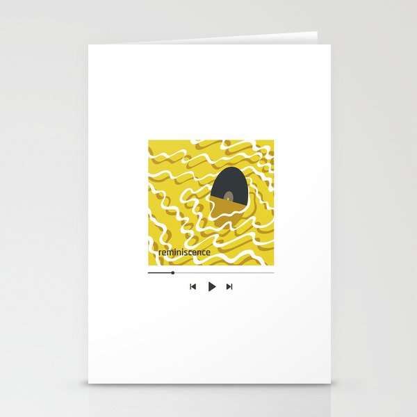 03 - Reminiscence - "YOUR PLAYLIST" COLLECTION Stationery Cards