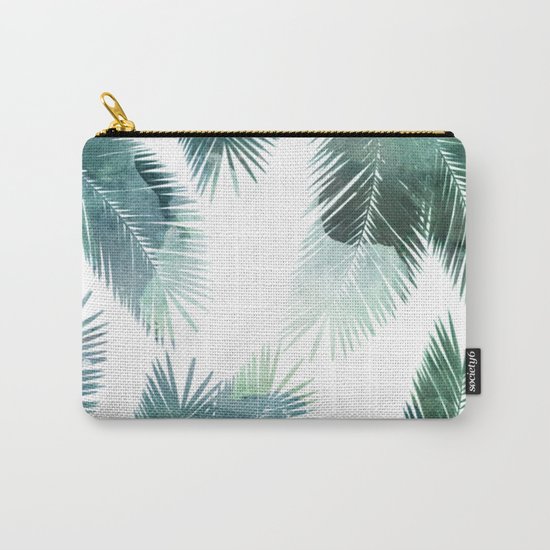 Watercolor Leafs 2 Carry-All Pouch