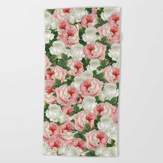 Juliet - Romantic Roses Beach Towel