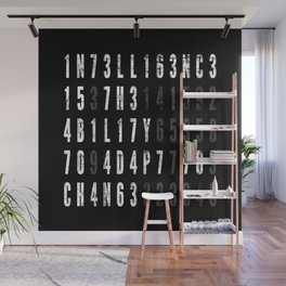 Intelligence Is The Ability To Adapt To Change Wall Mural