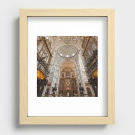 Spain Photography - Inside A Mosque In Córdoba Recessed Framed Print