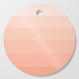 Soft Pastel Peach Hues - Color Therapy Cutting Board