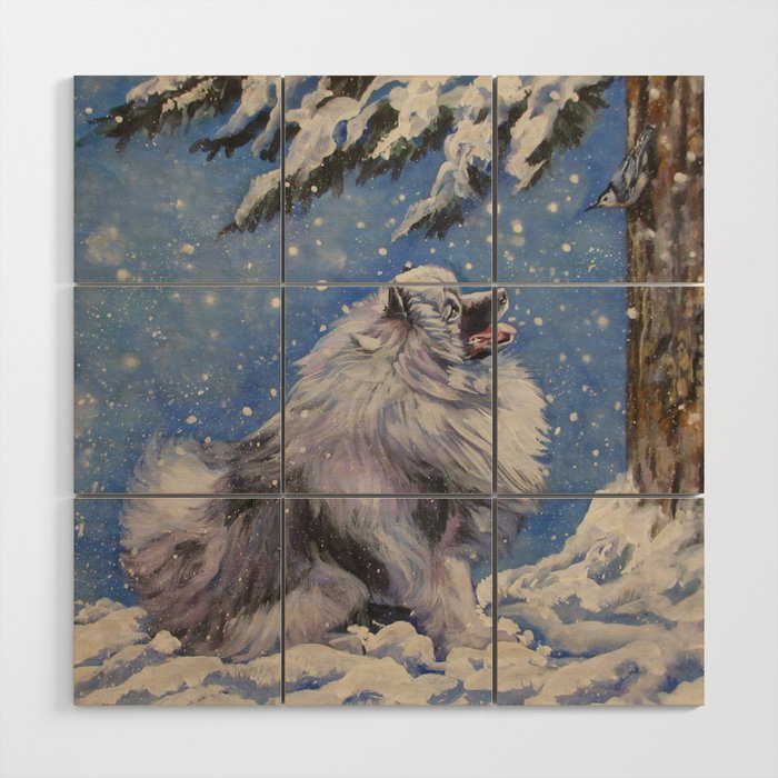 keeshond dog art from an original painting by l a shepard keeshond growth chart