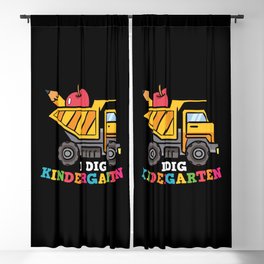 I Dig Kindergarten Blackout Curtain