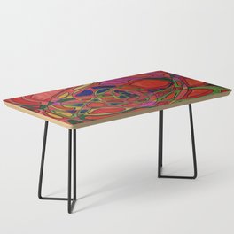 Abstract Patterned Design Coffee Table