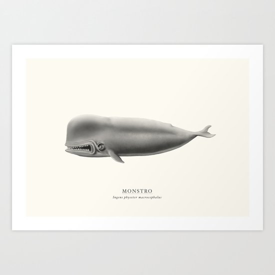 Monstro Art Print