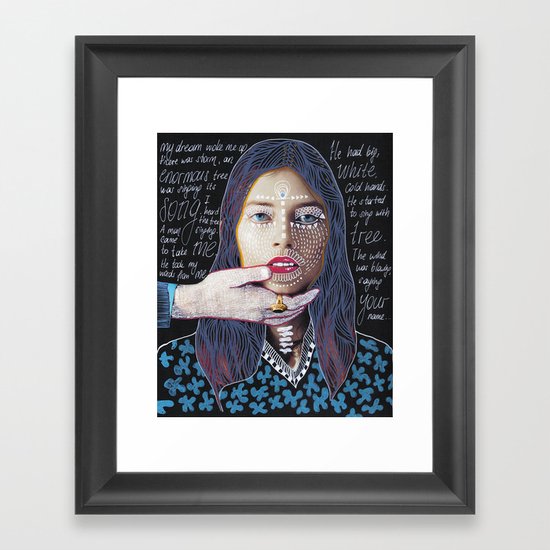 ::dream for a while:: Framed Art Print