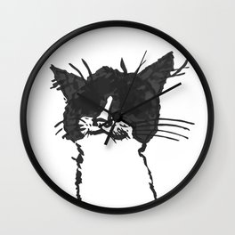 Yeti the Sweetest Cat Ever Wall Clock