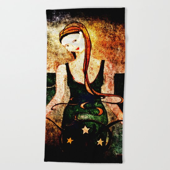 Ocean Blessing, Heart Of A Mermaid Beach Towel