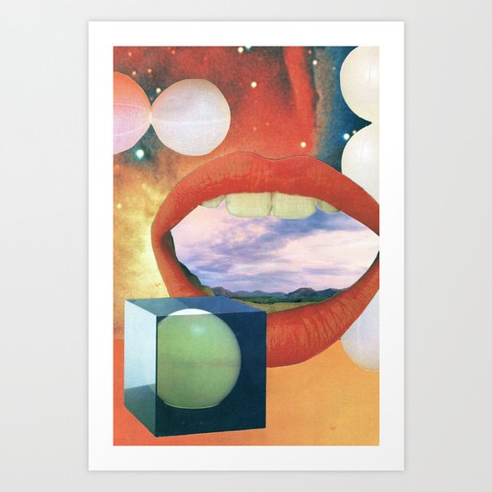 Adjacent Flavouring Art Print