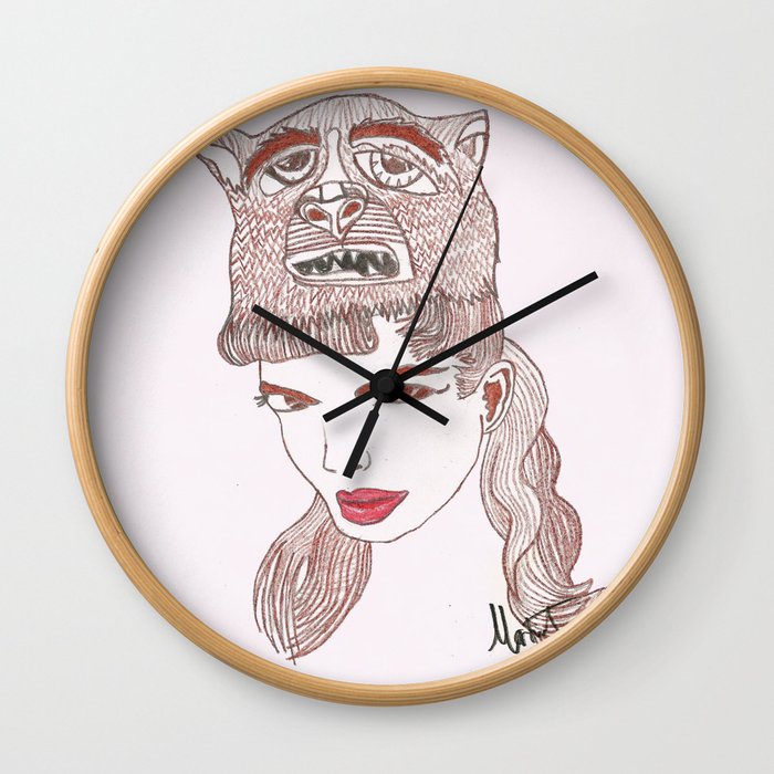 Animalia 1 Wall Clock