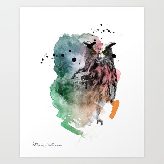 owl Art Print