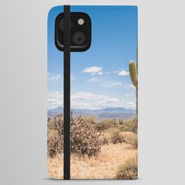Saguaro Stands Alone iPhone Wallet Case