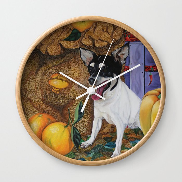 Jack Chihuahua Wall Clock