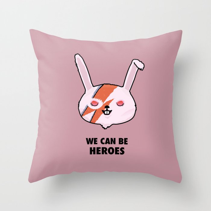 WE CAN BE HEROES Throw Pillow