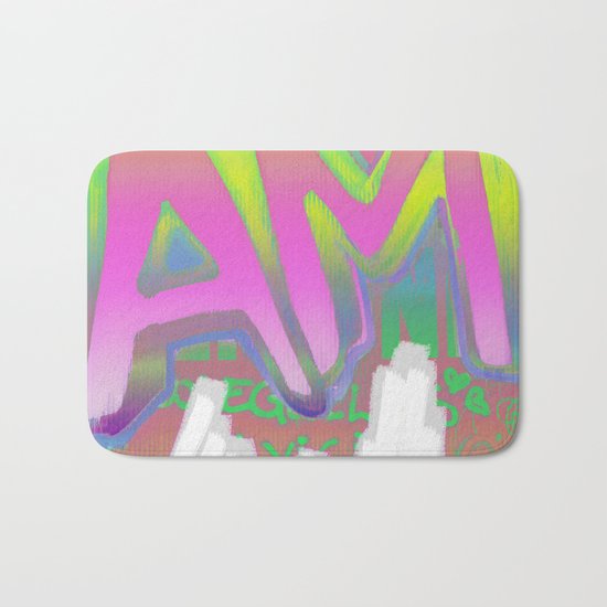 To Be Or Not To Be In Pink Bath Mat