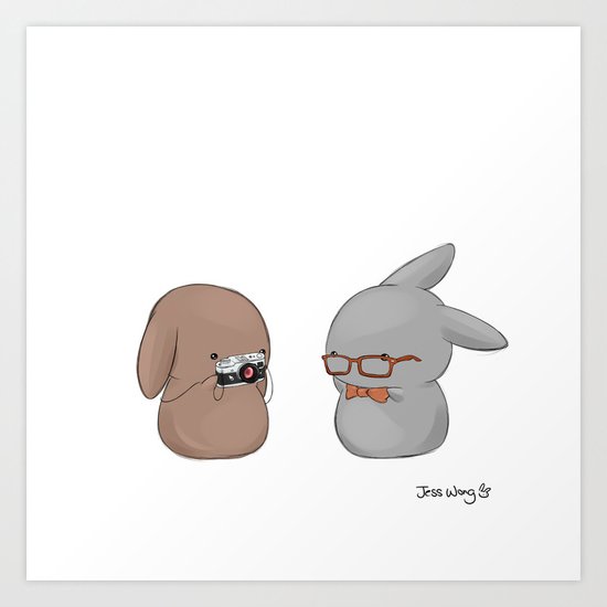 Hipster Art Print