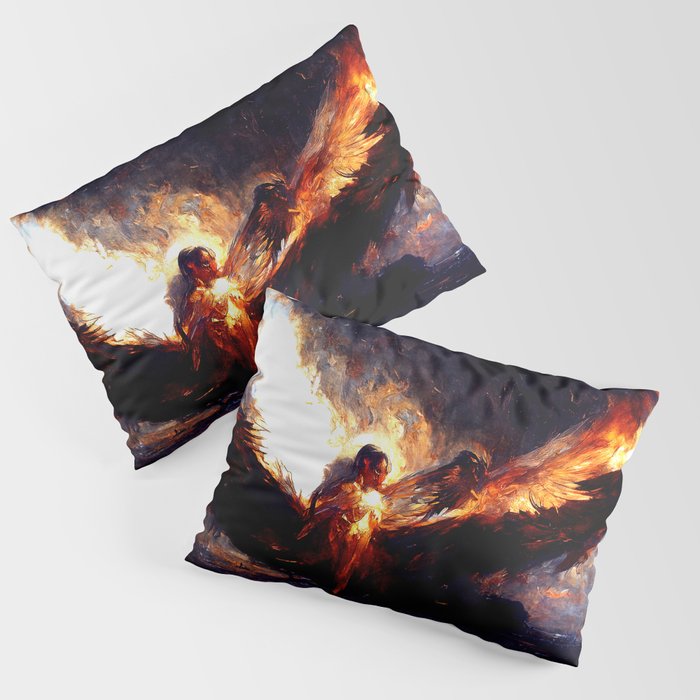 Angelic Fire Pillow Sham