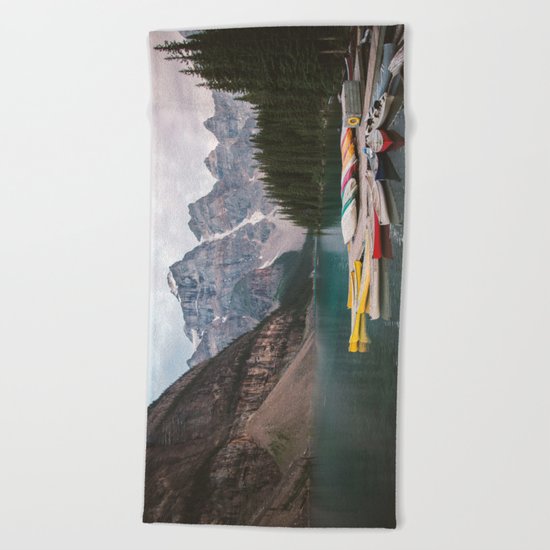 Lake Moraine Beach Towel