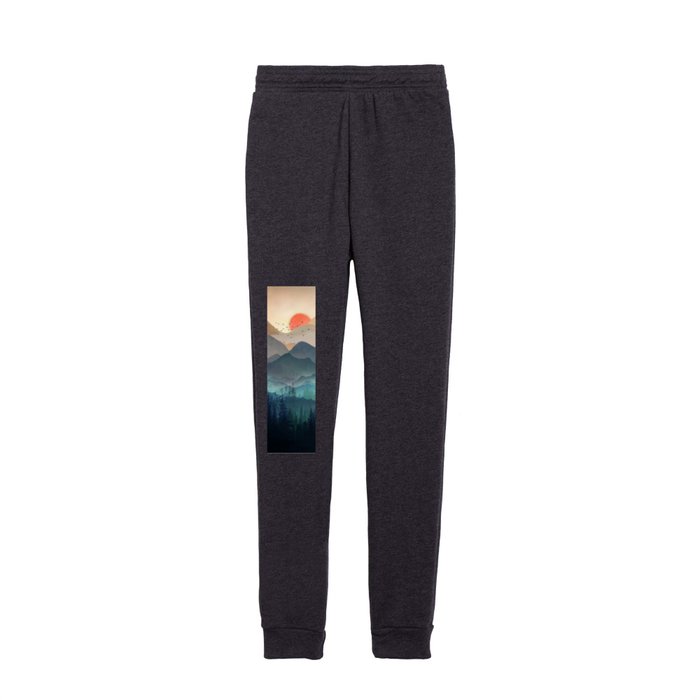 Wilderness Becomes Alive at Night Kids Joggers