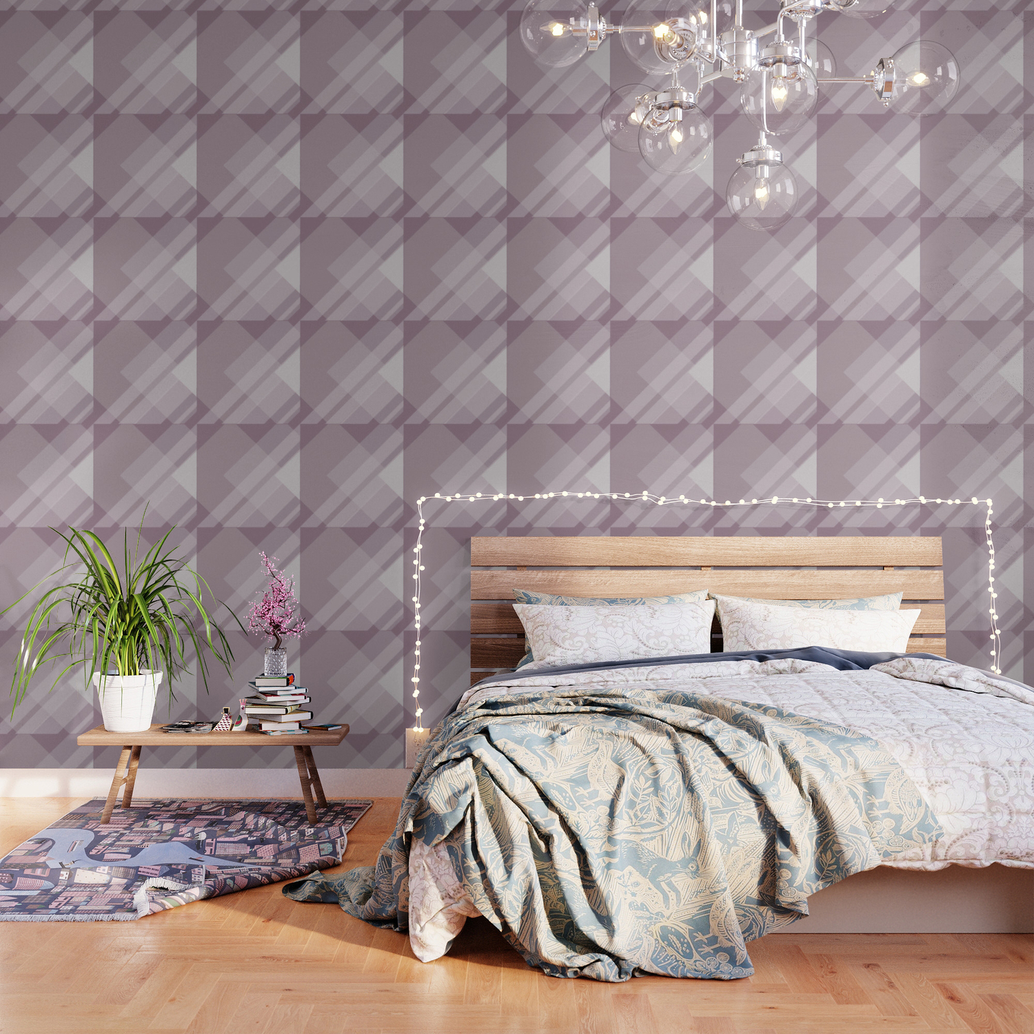 Modern Geometric Pattern 7 In Musk Mauve Wallpaper By Simplydesign Society6 And receive a monthly newsletter with our best high quality wallpapers. modern geometric pattern 7 in musk mauve wallpaper