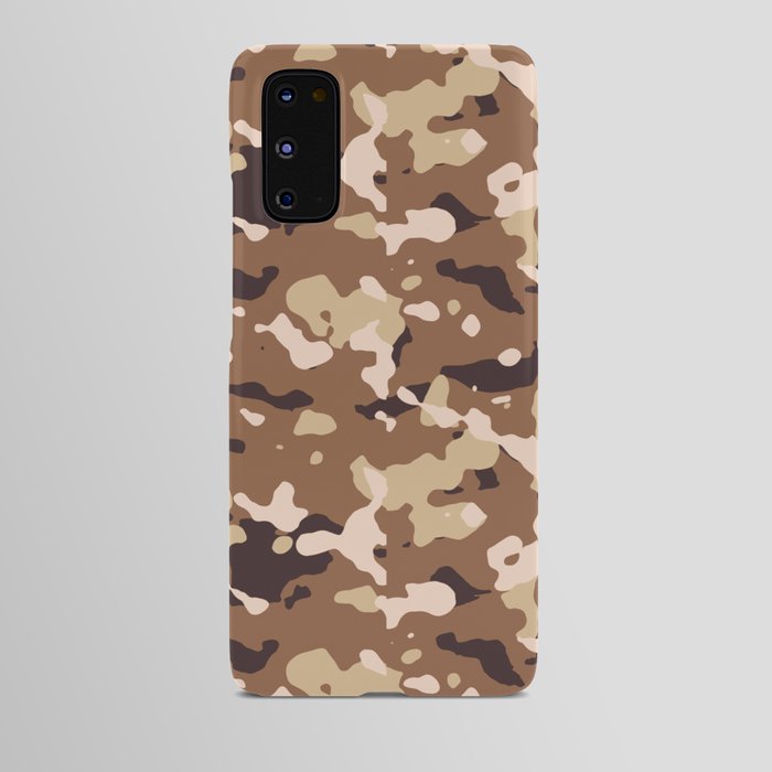 Brown Camouflage Android Case