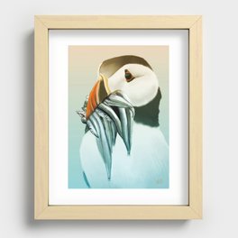 Puffin Recessed Framed Print