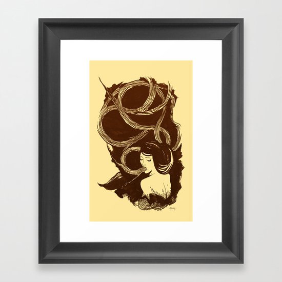 Pearl Framed Art Print