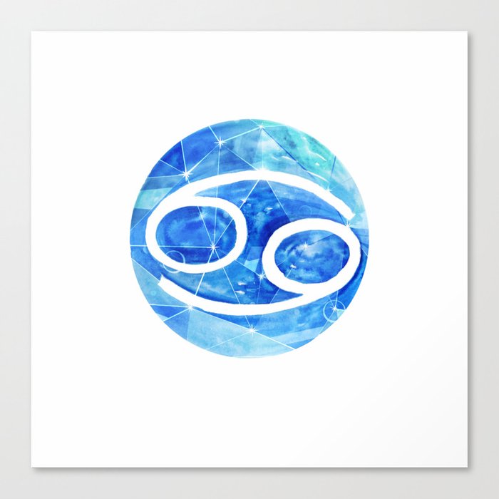 Cancer . Sign of the zodiac. Leinwanddruck Cancer . Sign of the zodiac. Leinwanddruck