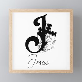 Jesus  Framed Mini Art Print