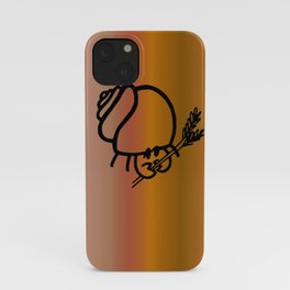 Hermit Crab - Crabotanicals Logo iPhone Case