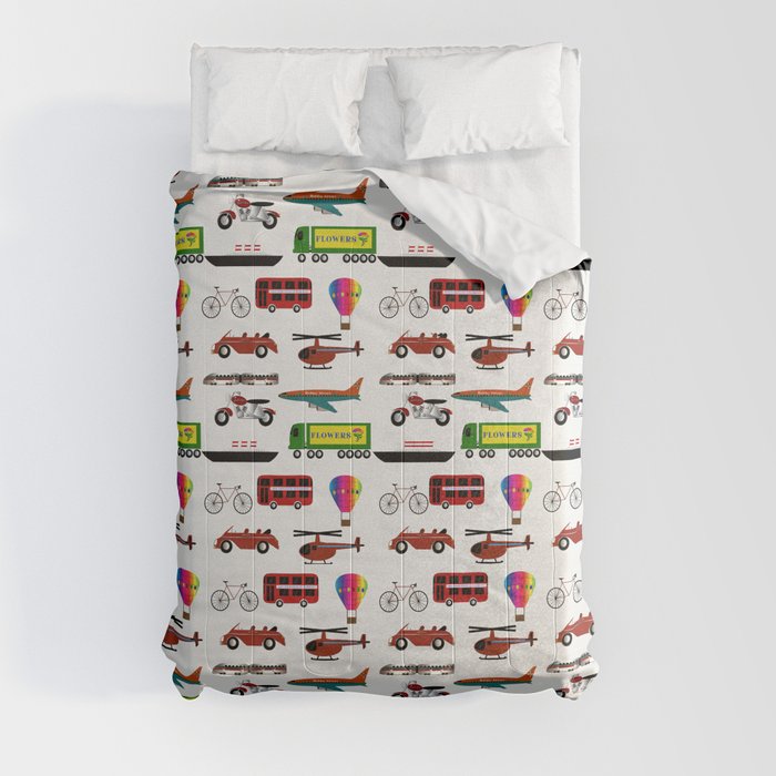 Planes, Trains and Automobiles Comforter