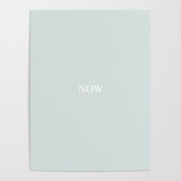 NOW SPA BLUE solid color! Poster