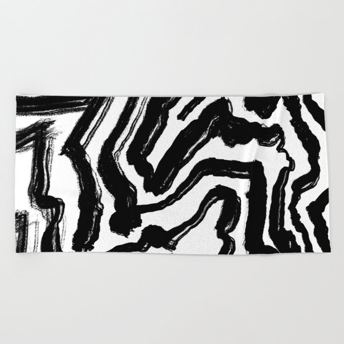 Minimal Art. Abstract 180 Beach Towel