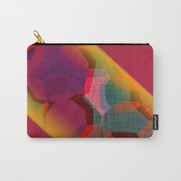HIDDEN GEMS Carry-All Pouch | Drafting, Digital, Gems, Varicoloured, Multicolour, Figural, Graphic, Shiny, Retro, Colored 