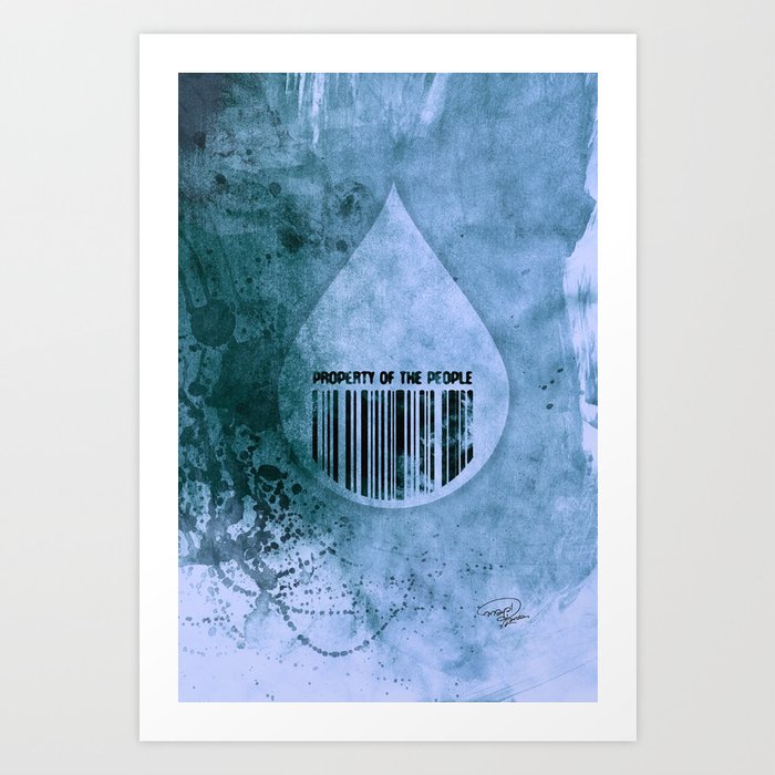 Water, Property of the People 1 Art Print