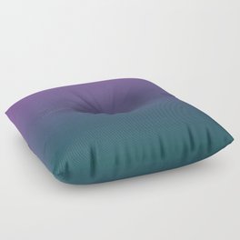 Purple and teal ombre Floor Pillow