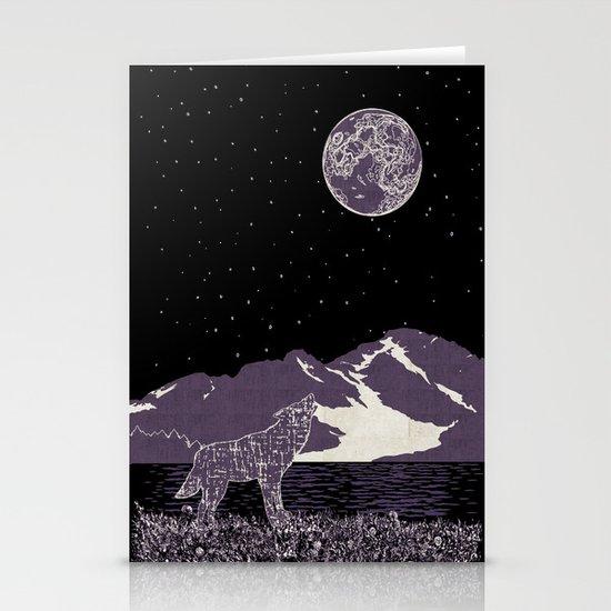 Wolf 1 Stationery Cards