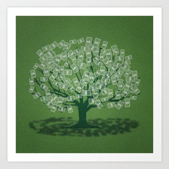 Money Tree Art Print